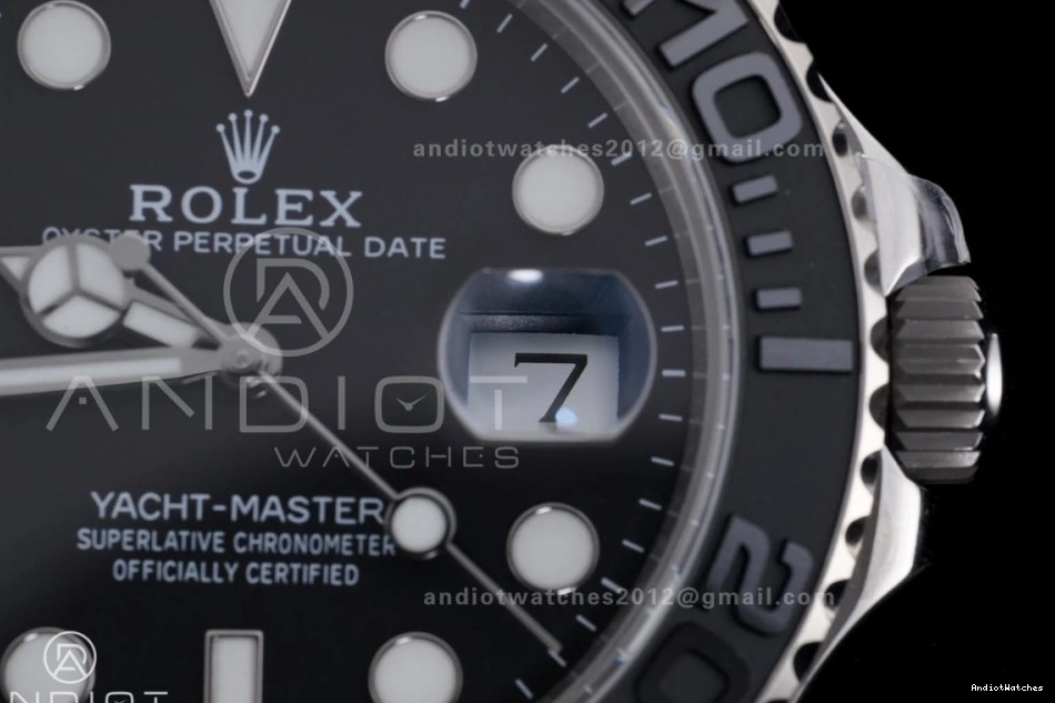 SH Yacht-Master Bracelet Titanium 226627 EyeCatching 1206 Edition Titanium 1:1 Best On Dial Black Clean 0514